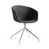 About a Chair 21 Swivel Chair Upholstered Polished Base